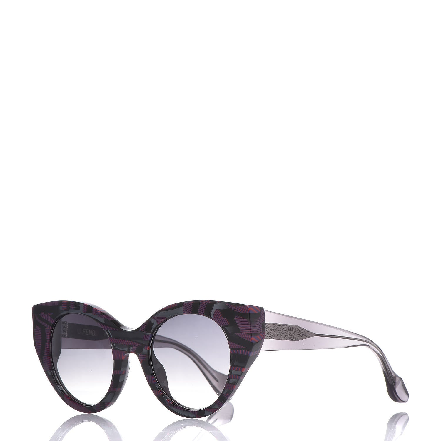 Fendi Cat Eye Fanny Sunglasses FF 0105/S Grey 1 of 7