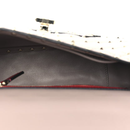 Valentino Garavani Nappa Butterfly Medium Rockstud Spike Shoulder Bag Poudre 4 of 9
