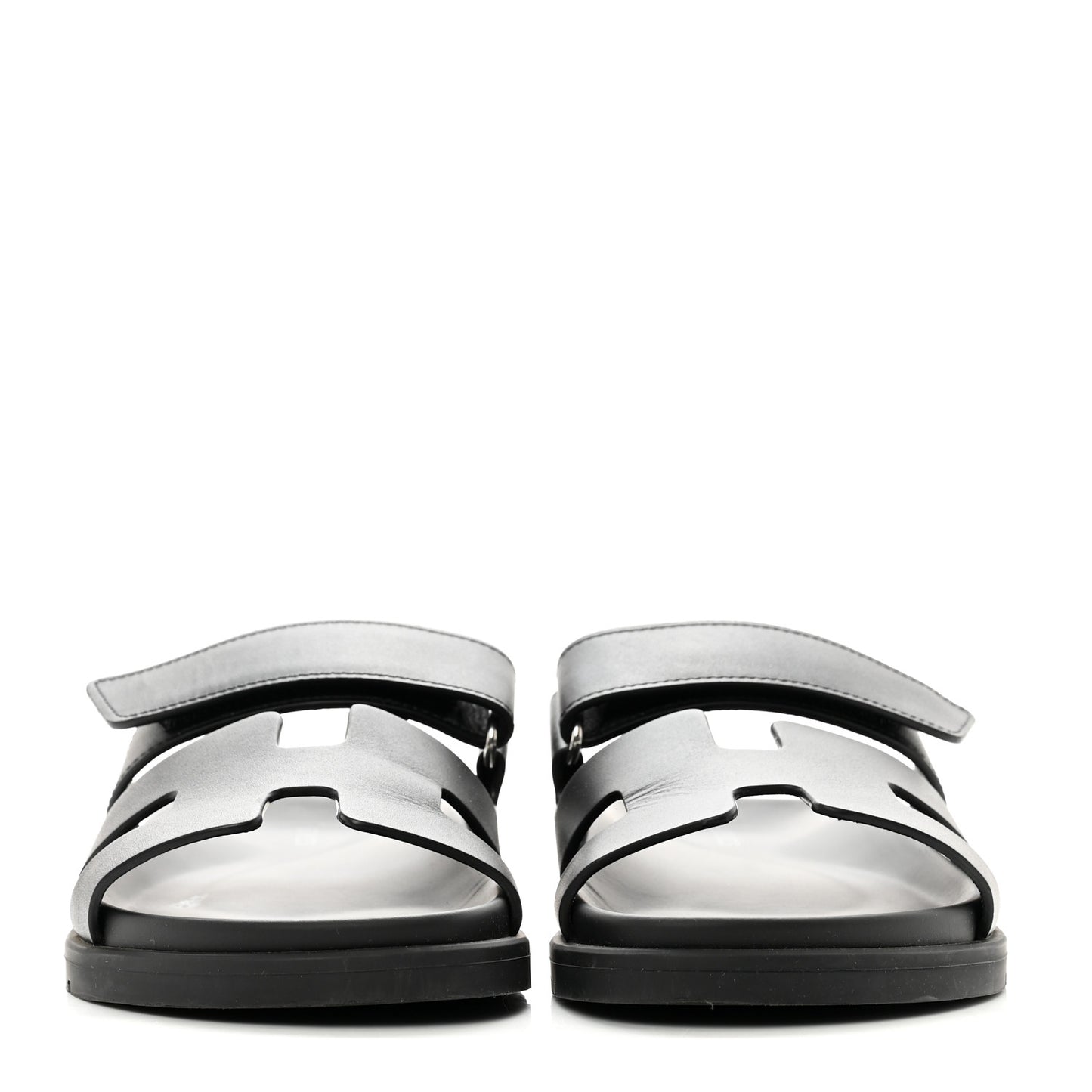 Calfskin Womens Chypre Sandals 36.5 Black