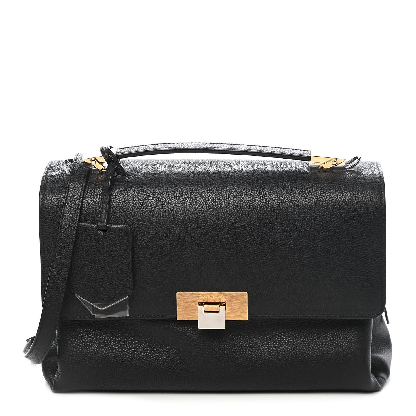 Grained Calfskin Le Dix Small Soft Cartable Black