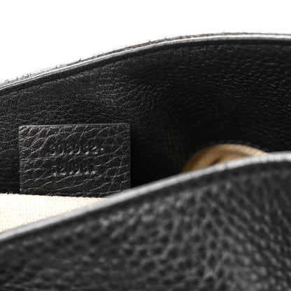 Gucci Pebbled Calfskin Medium Soho Chain Shoulder Bag Black 7 of 10