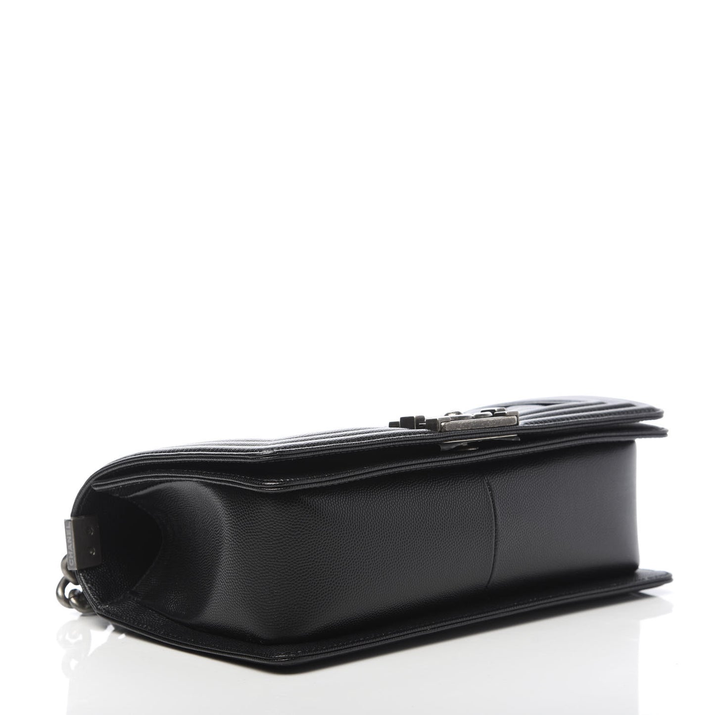 Caviar Quilted Medium Boy Flap Black