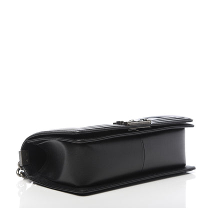 Chanel Caviar Quilted Medium Boy Flap Black 4 of 11