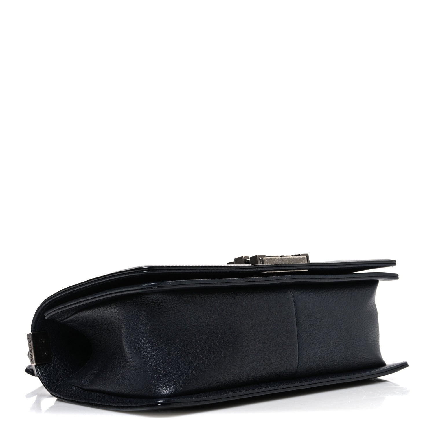 Chanel Goatskin Quilted Patent Medium Duo Boy Flap Black 4 of 10