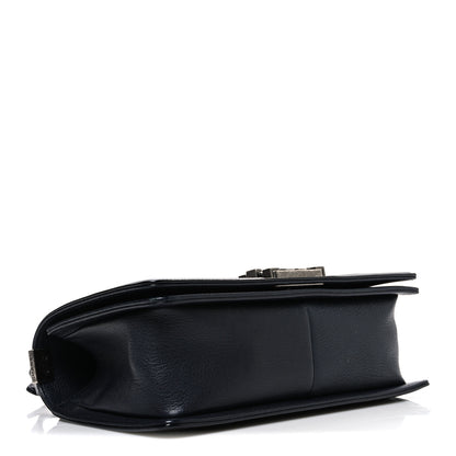 Chanel Goatskin Quilted Patent Medium Duo Boy Flap Black 4 of 10
