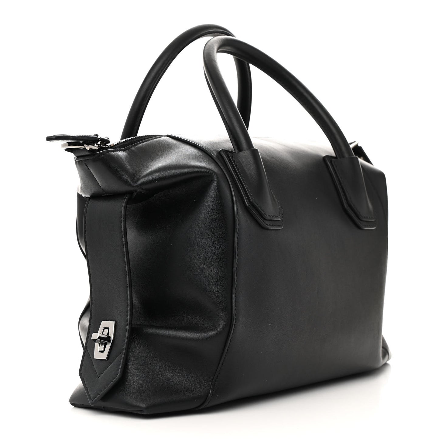Smooth Calfskin Small Soft Antigona Black