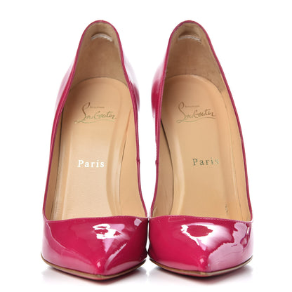 Christian Louboutin Patent Pigalle 120 Pumps 38 Fuchsia 2 of 9