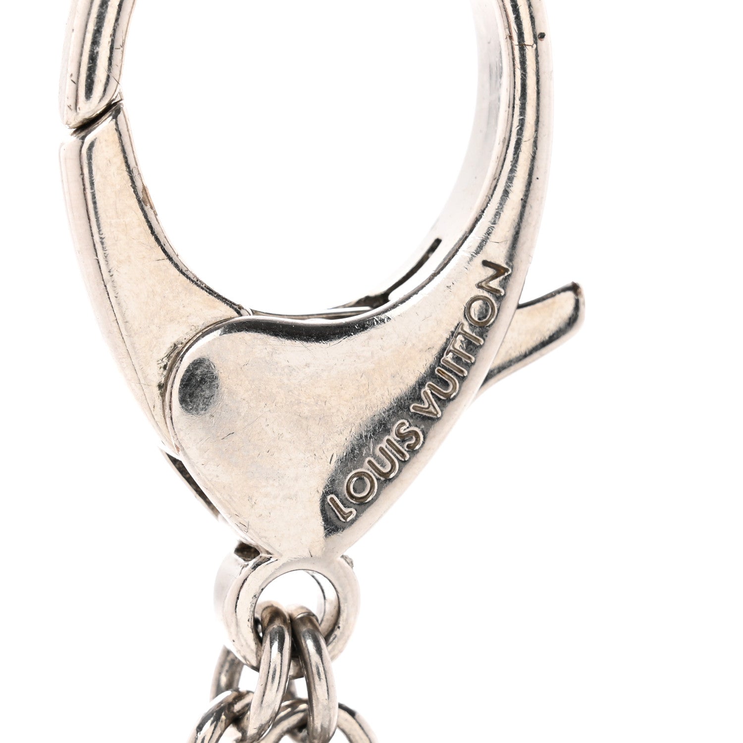 Louis Vuitton Fleur d Epi Bag Charm Key Holder Black 3 of 4