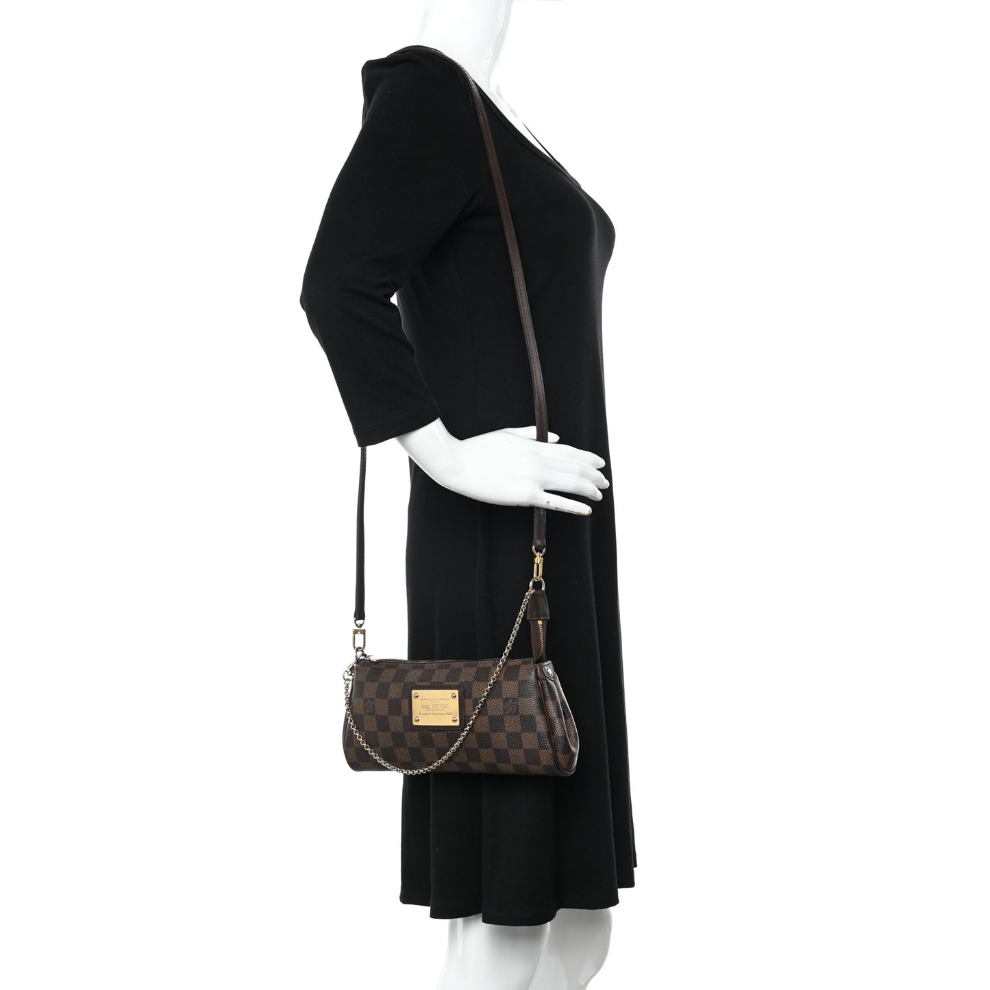 Damier Ebene Eva Clutch