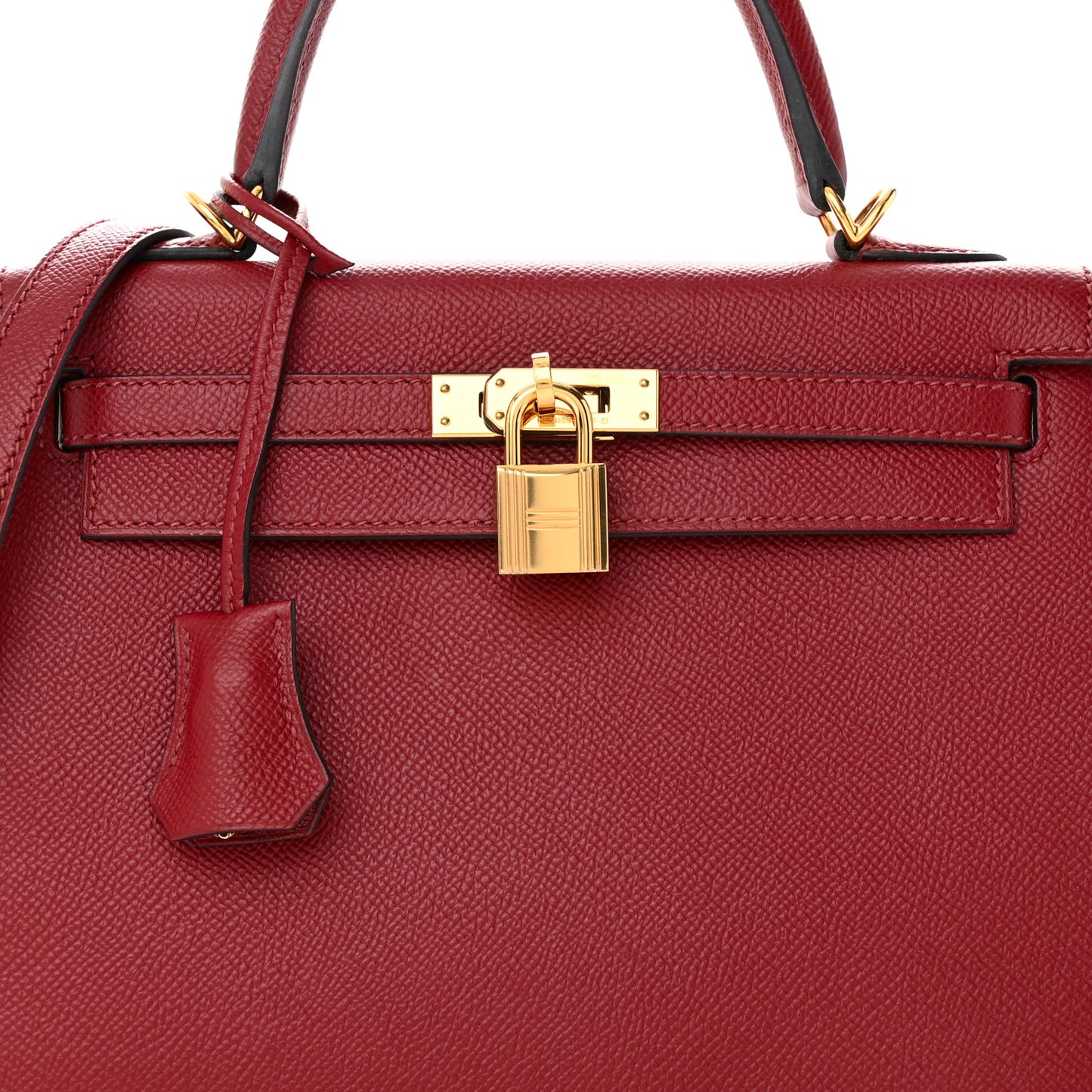 Epsom Kelly Sellier 25 Rouge Grenat