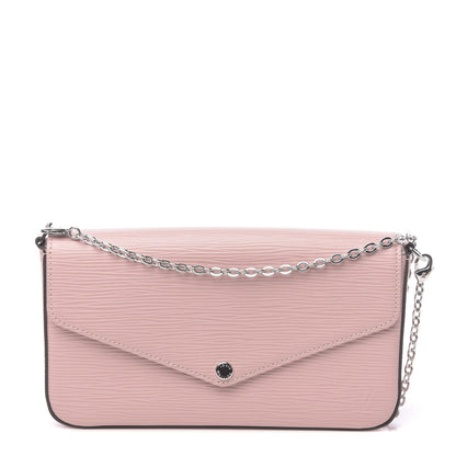 Louis Vuitton Epi Pochette Felicie Rose Ballerine 1 of 10