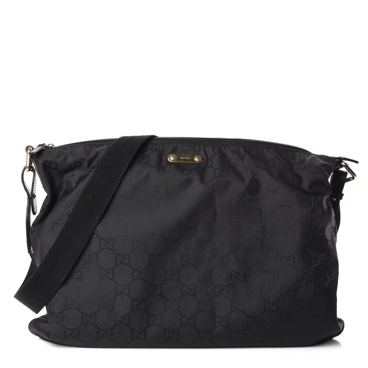 Gucci Nylon Monogram Messenger Black 1 of 11