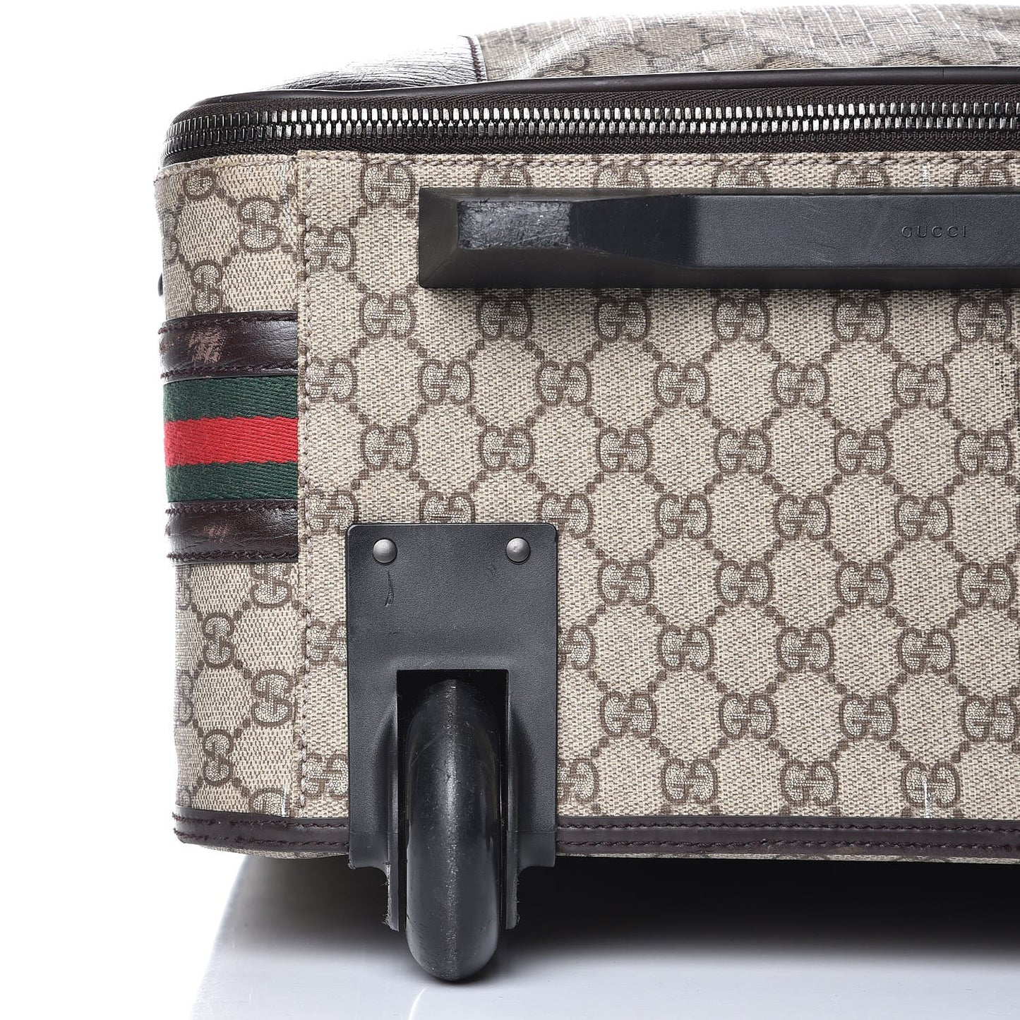 GG Plus Monogram Small Web Trolley Brown