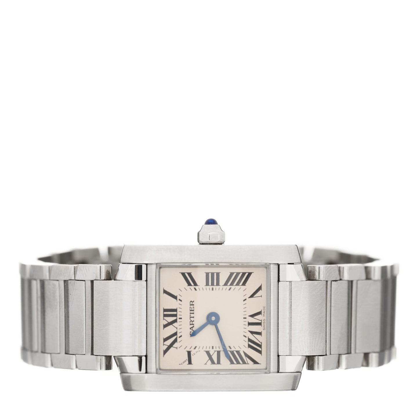 Stainless Steel 20mm Tank Francaise Quartz Watch