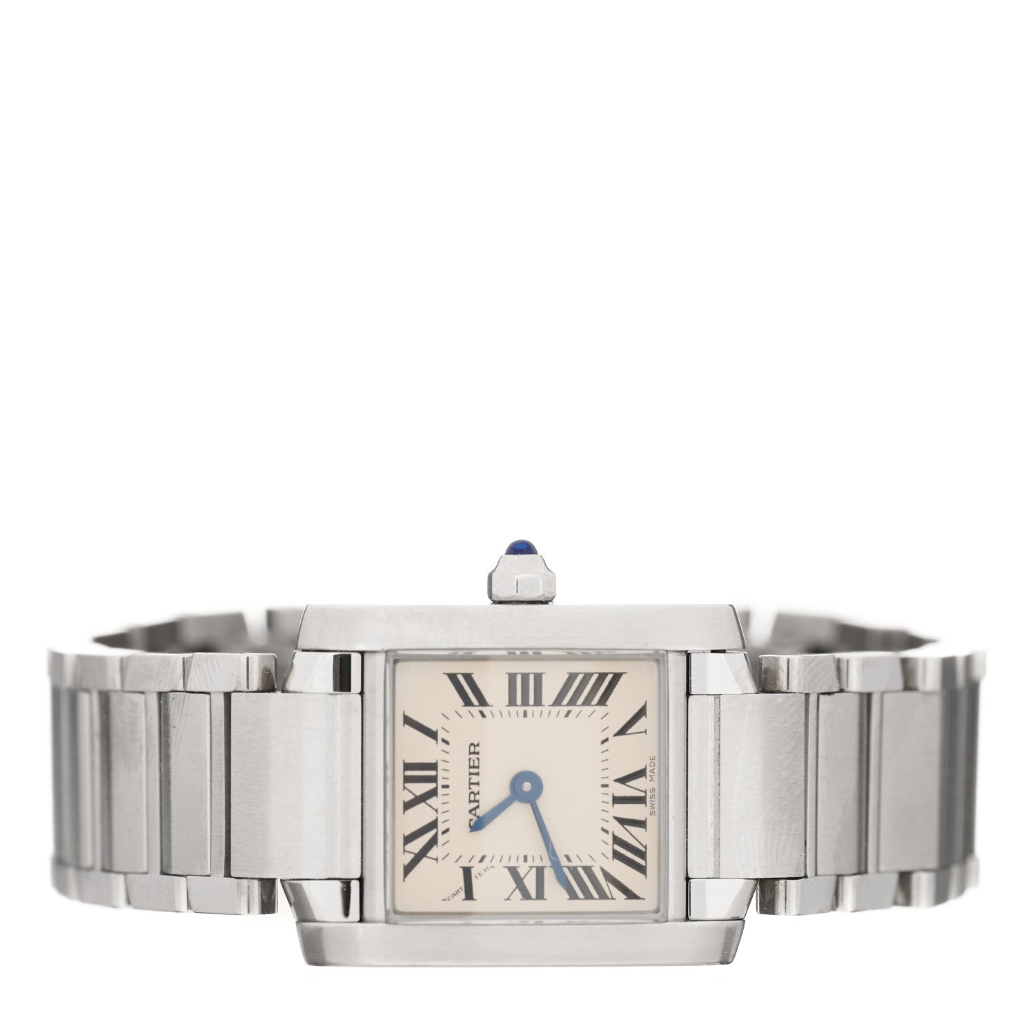 Cartier Stainless Steel 20mm Tank Francaise Quartz Watch 2 of 5