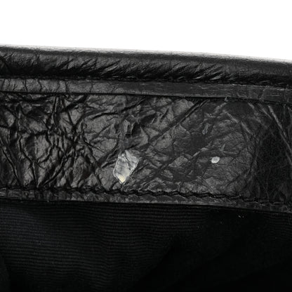 Saint Laurent Crinkled Calfskin Matelasse Monogram Large Niki Chain Satchel Black 12 of 12