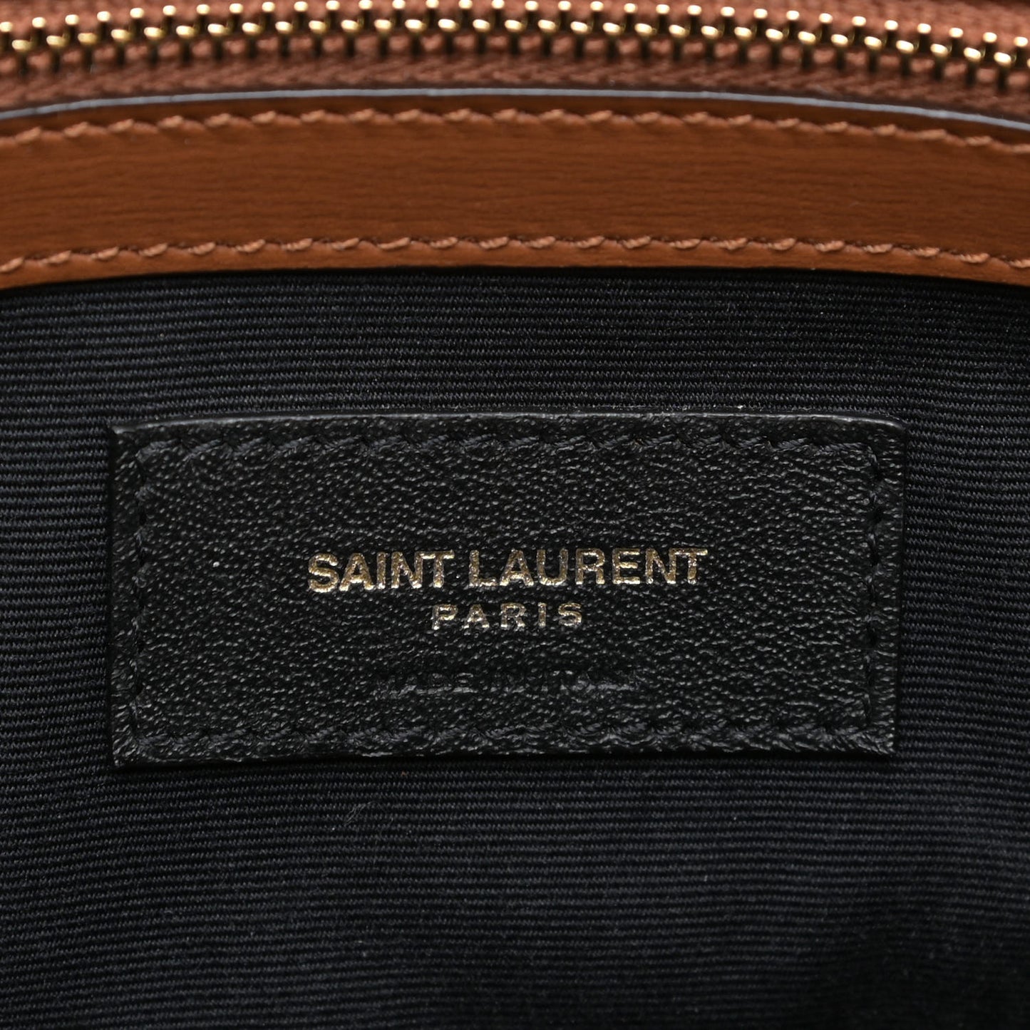 Calfskin Small Manhattan Shopper Tote Brick Ebony Dark