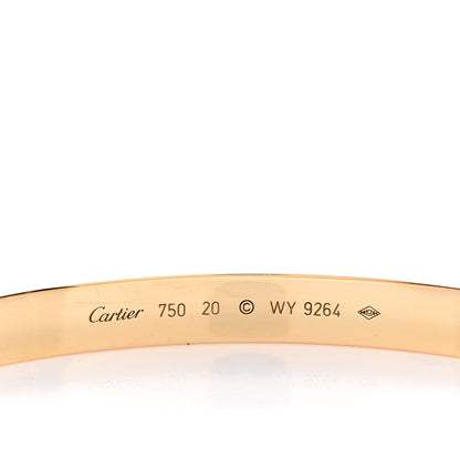 Cartier 18K Yellow Gold LOVE Bracelet 20 3 of 5