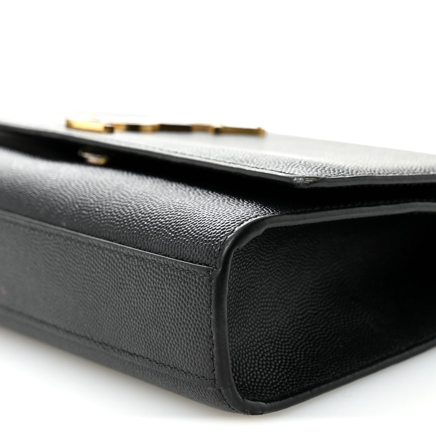 Grain De Poudre Medium Classic Monogram Kate Satchel Black