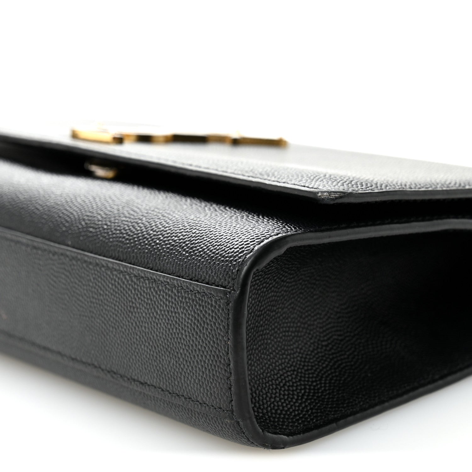 Saint Laurent Grain De Poudre Medium Classic Monogram Kate Satchel Black 10 of 15