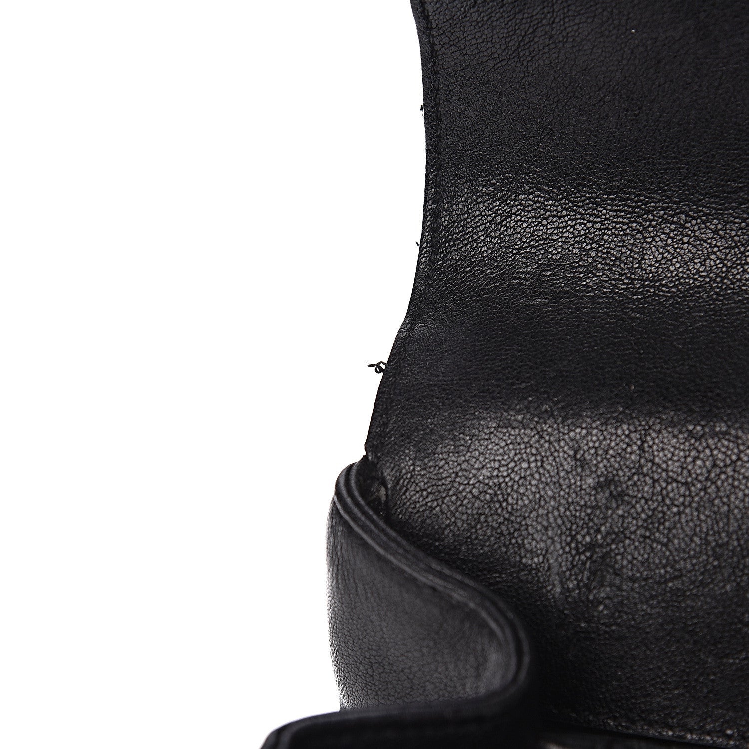 Saint Laurent Sheepskin Matelasse Chevron Monogram Medium College Bag Black 10 of 15