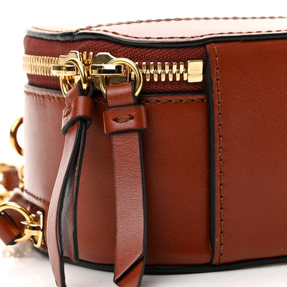 Chloe Shiny Calfskin Mini Vanity C Bag Sepia Brown 10 of 11