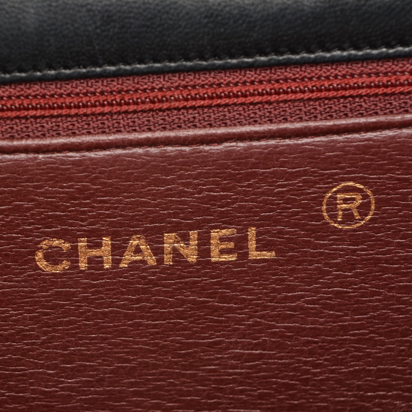 Lambskin Quilted Medium Single Flap Black