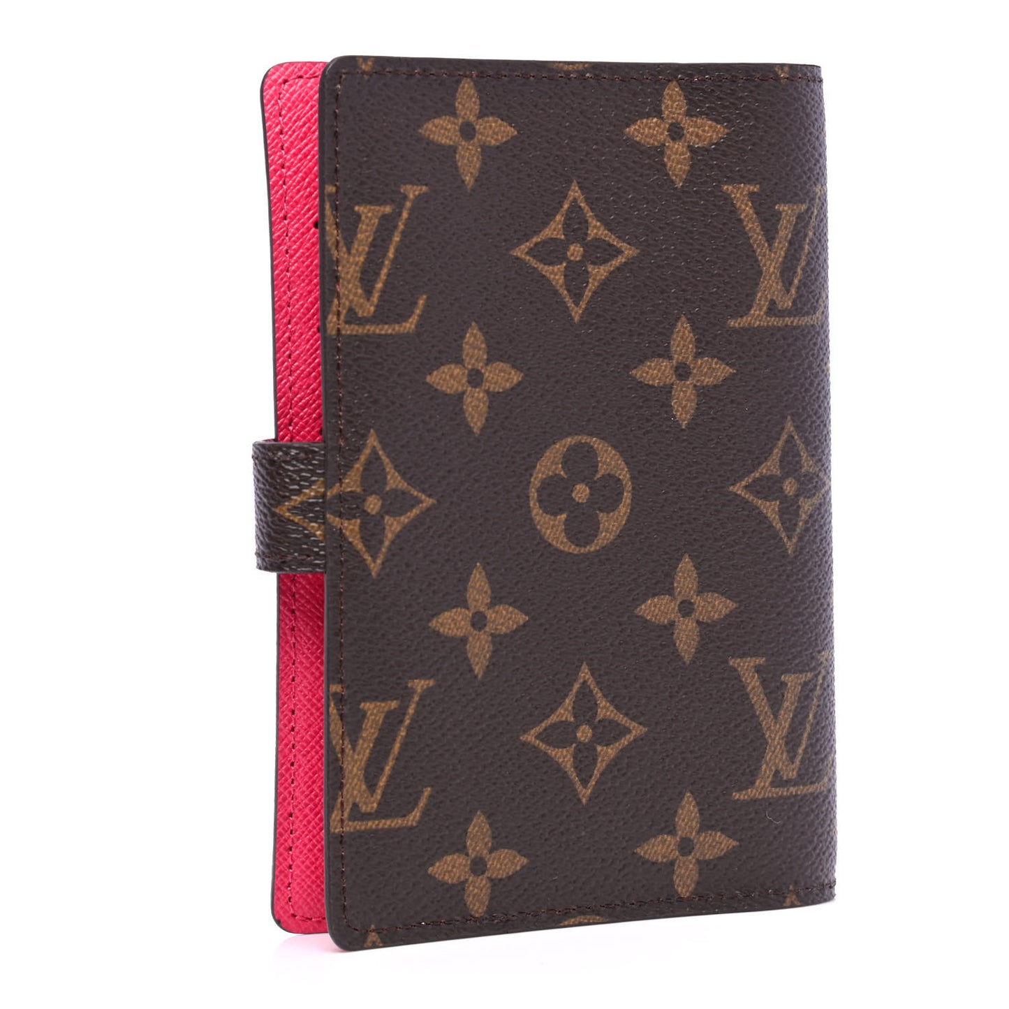 Monogram My LV Heritage Small Ring Agenda Cover Fuchsia Bleu Marine