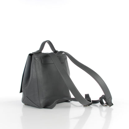 Proenza Schouler Calfskin Small PS Courier Backpack Heather Grey 3 of 9