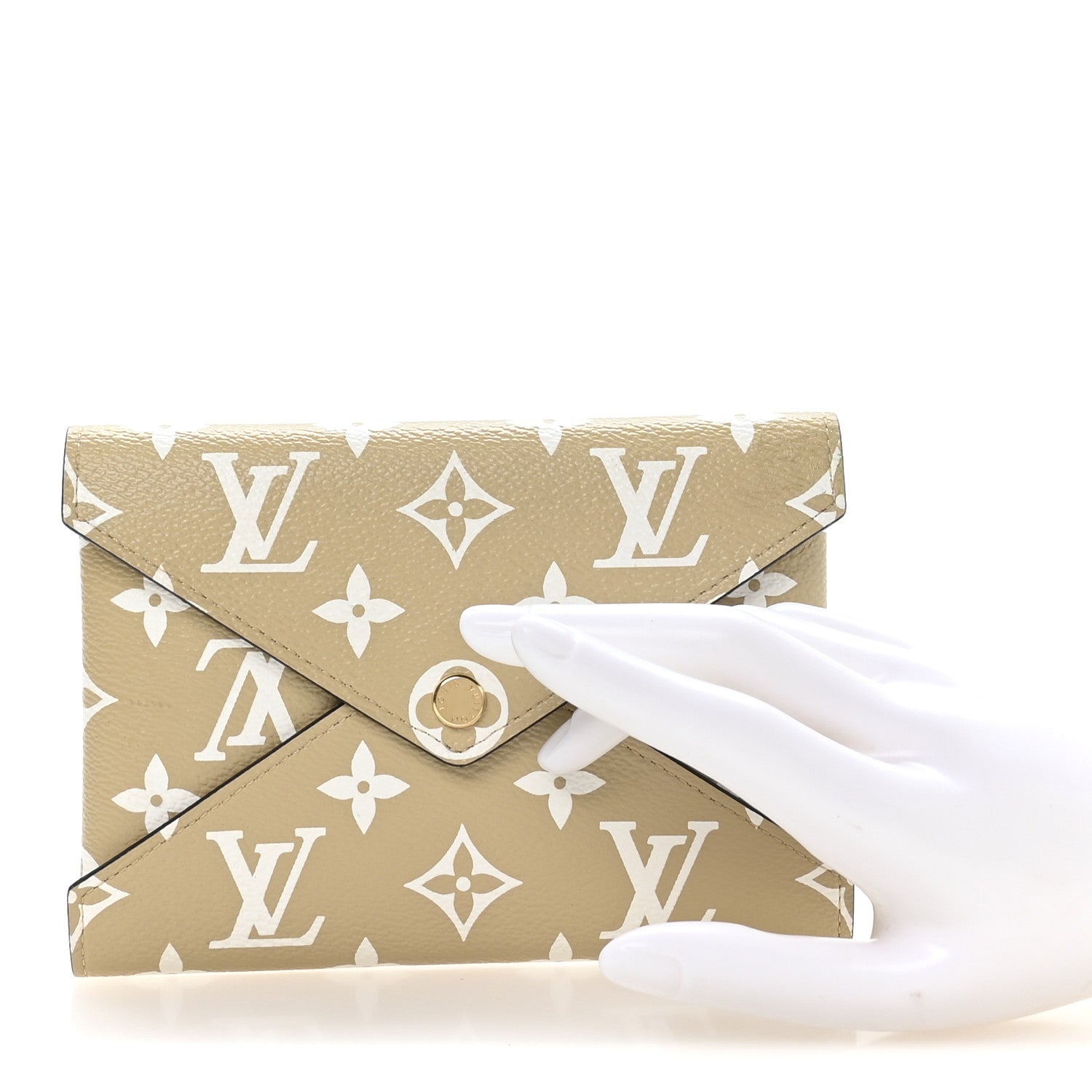Louis Vuitton Monogram Giant Medium Kirigami Pochette Insert Beige 2 of 8