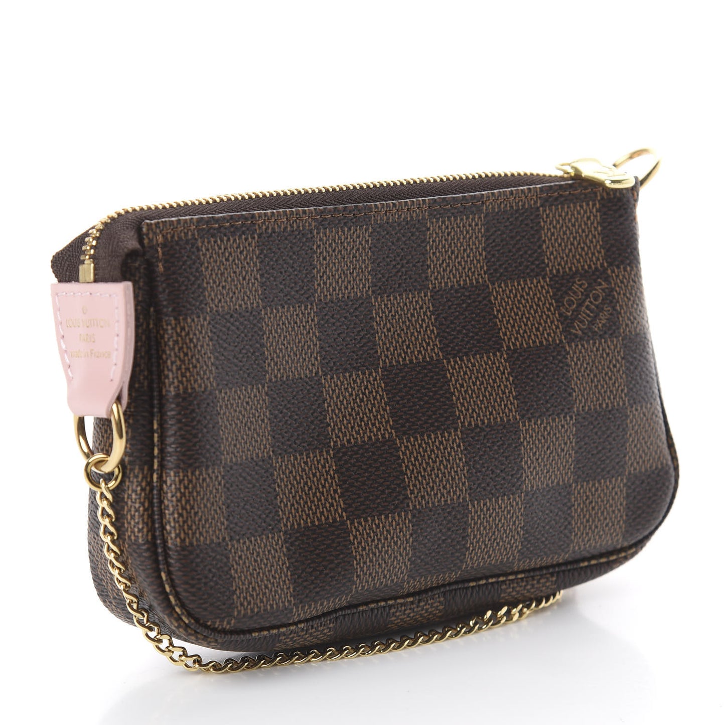 Damier Ebene 2020 Christmas Animation Big Wheel Mini Pochette Accessories Rose Ballerine
