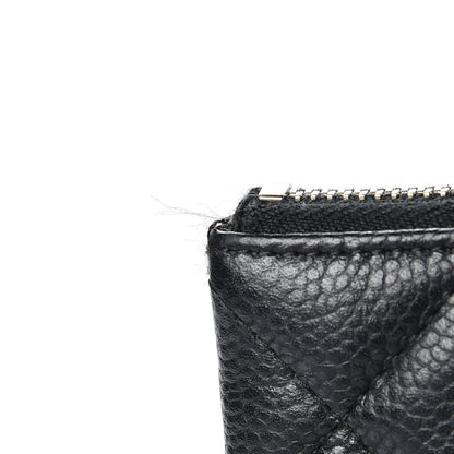 Chanel Caviar Quilted Large Cosmetic Case Black 10 of 10