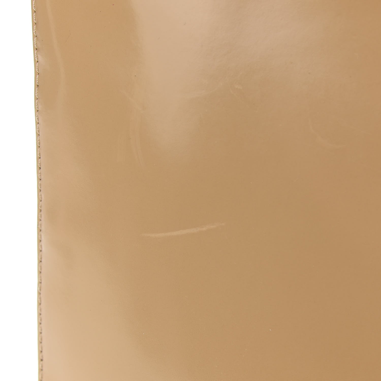 Christian Dior Patent Large Lady Dior Beige 12 of 13