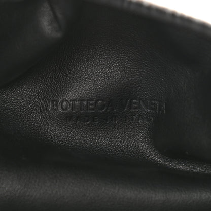 Bottega Veneta Metallic Bark Calfskin Embossed The Pouch Oversized Clutch Silver 6 of 8