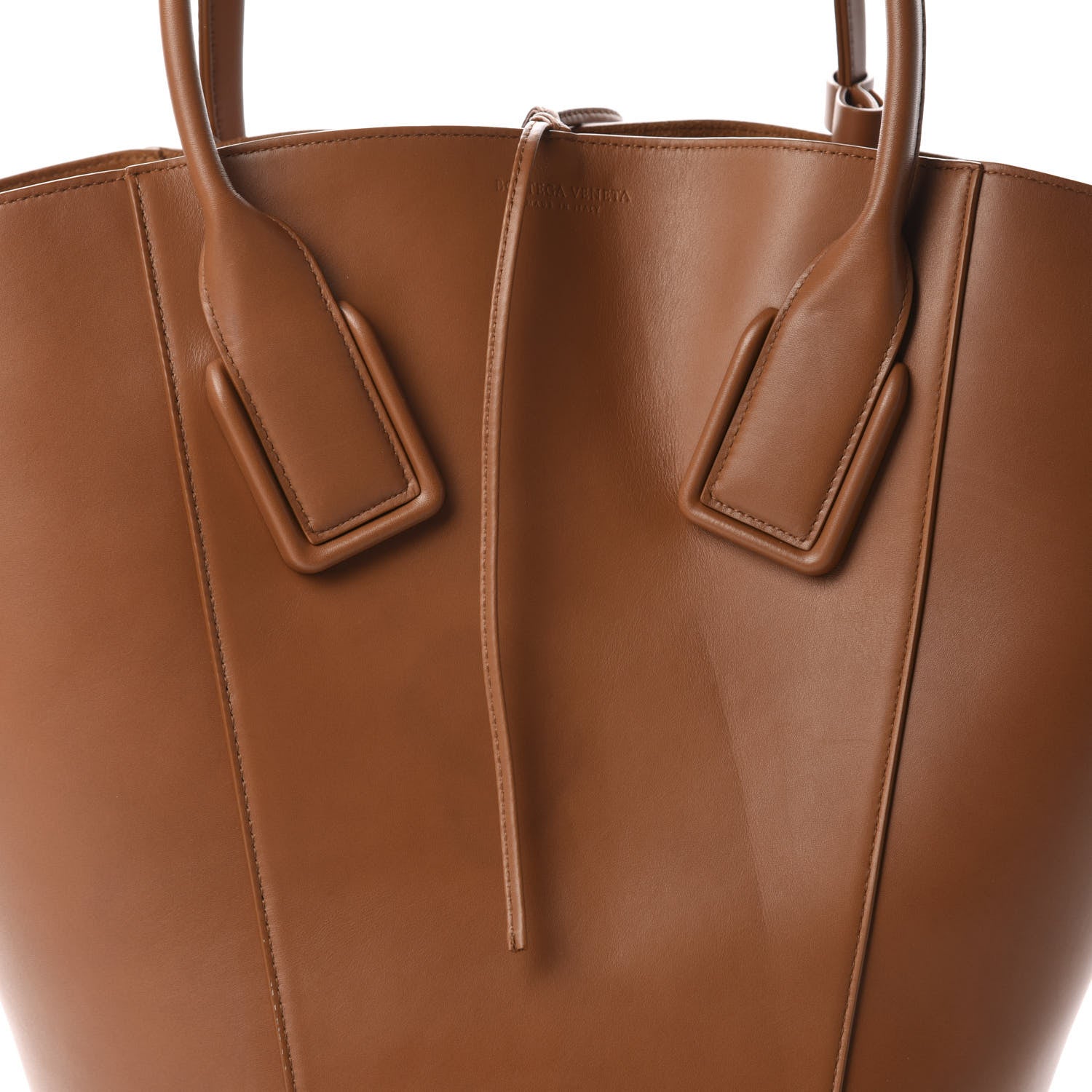 Bottega Veneta Calfskin Basket Tote Wood 11 of 11