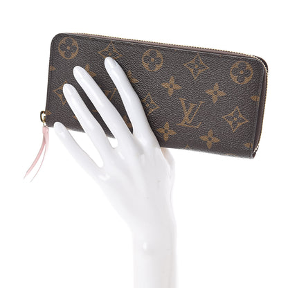 Louis Vuitton Monogram Clemence Wallet Rose Ballerine 2 of 6