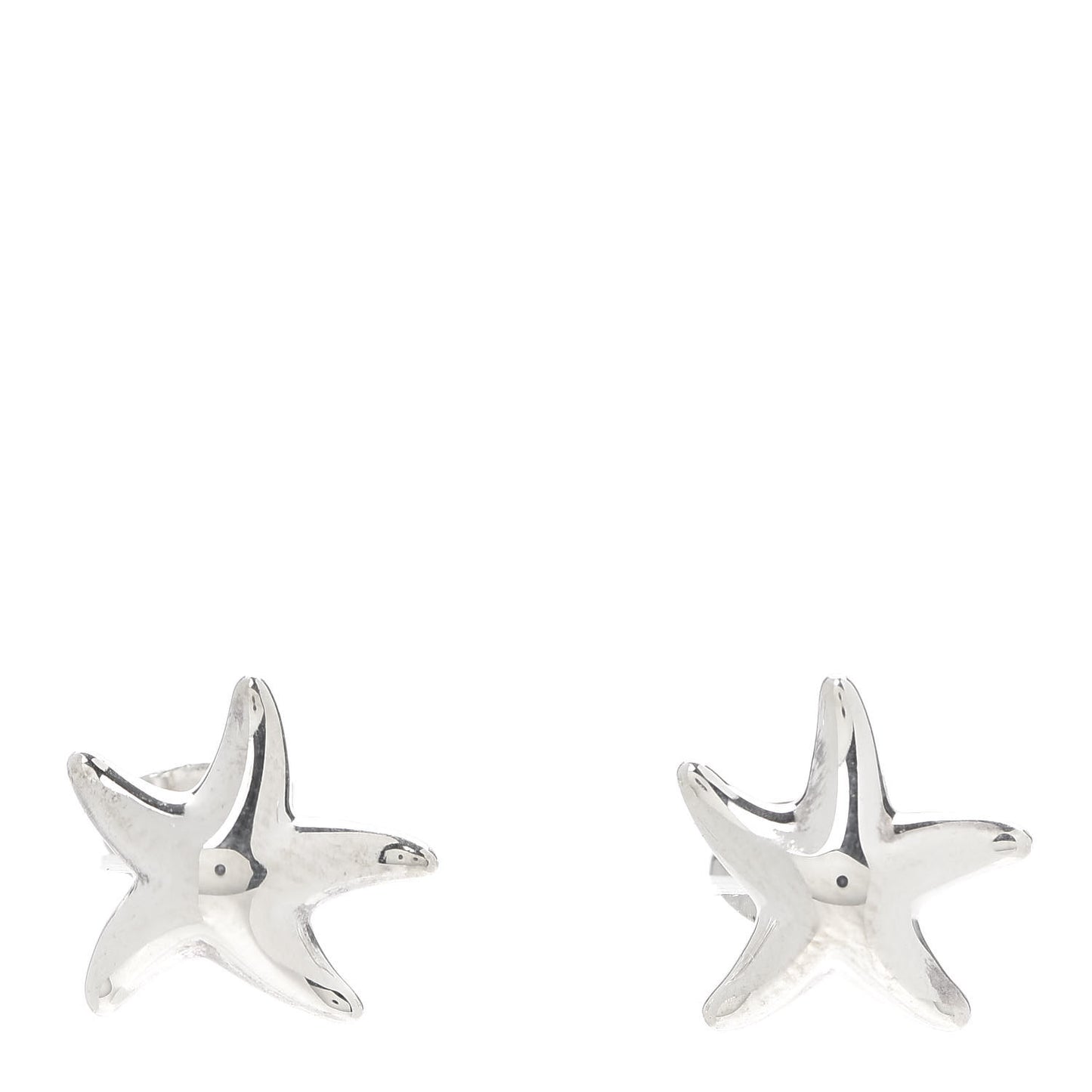 Sterling Silver 12mm Elsa Peretti Starfish Earrings