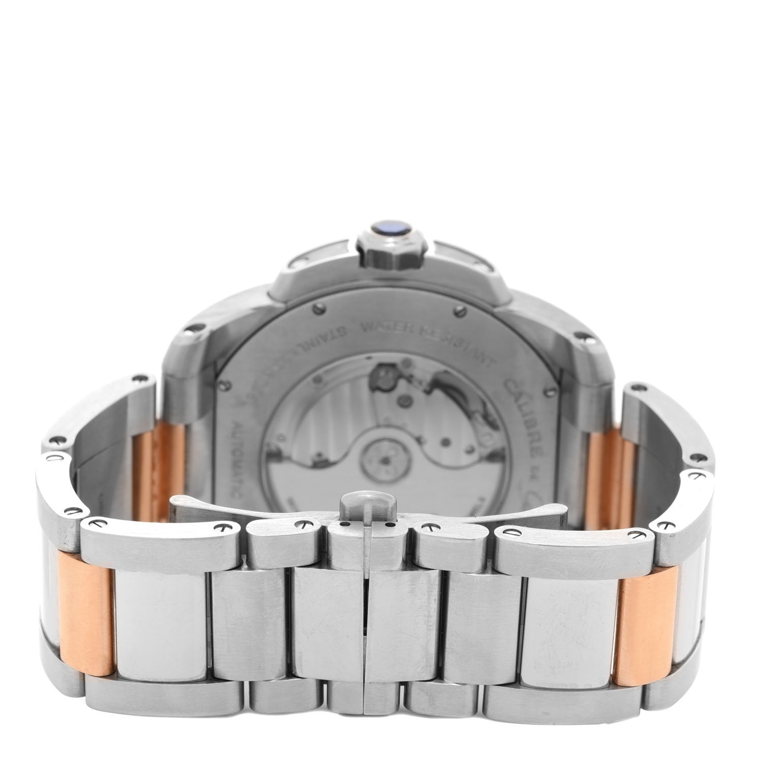 Cartier Stainless Steel 18K Pink Gold 42mm Calibre de Cartier Automatic Watch 3 of 4
