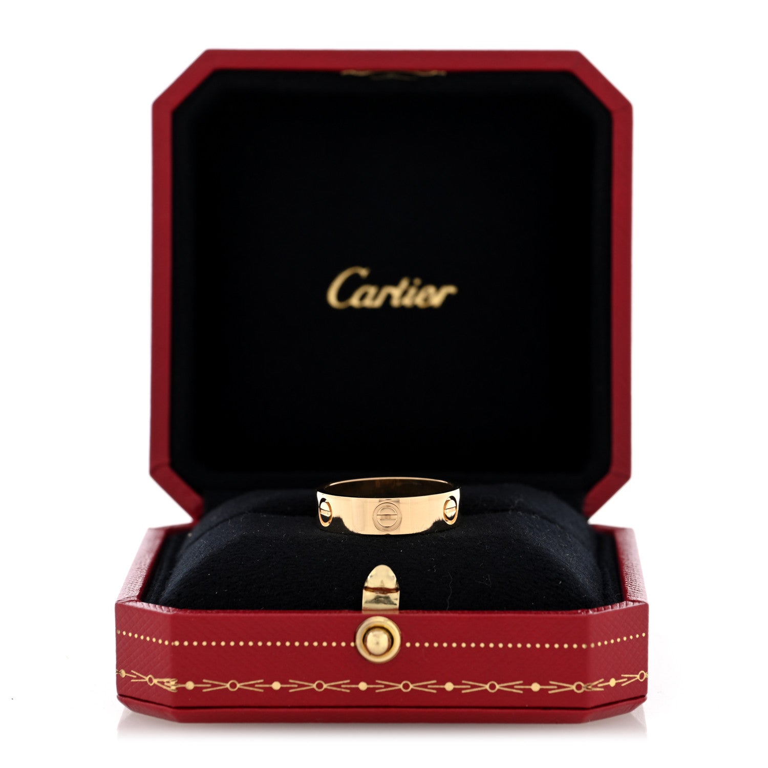 Cartier 18K Yellow Gold 5.5mm LOVE Ring 58 8.5 5 of 5