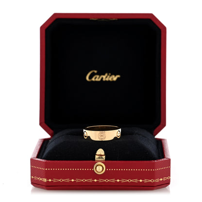 Cartier 18K Yellow Gold 5.5mm LOVE Ring 58 8.5 5 of 5
