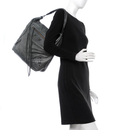 Balenciaga Agneau Classic Hardware Day Hobo Anthracite 2 of 13