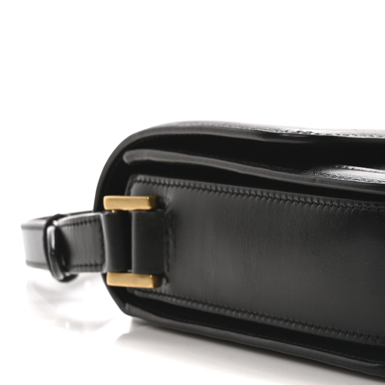 Saint Laurent Box Calfskin Monogram Medium Solferino Satchel Black 9 of 10