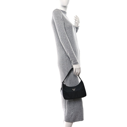 Prada Tessuto Nylon Mini Re-Edition 2000 Bag Black 2 of 8