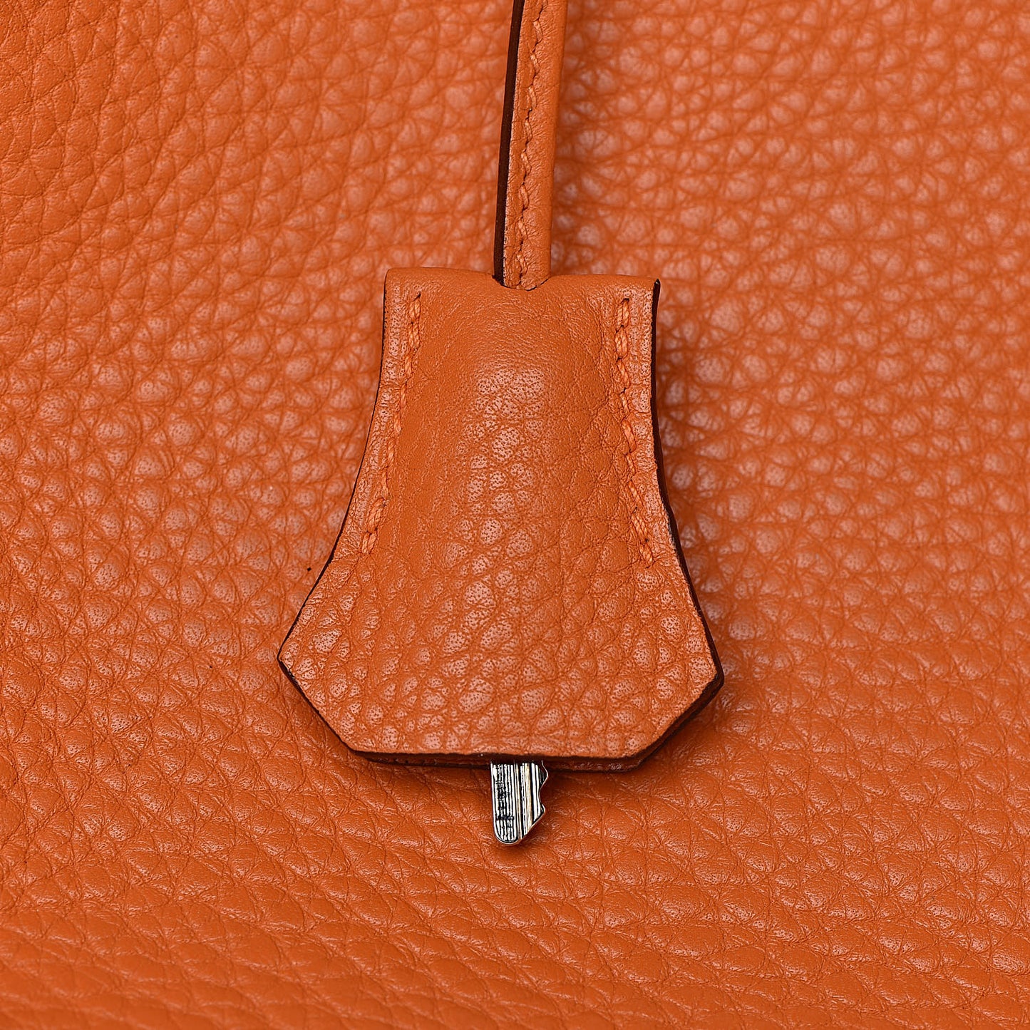 Taurillon Clemence Birkin 30 Orange