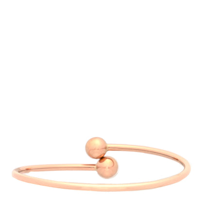 Tiffany 18K Rose Gold 8mm HardWear Ball Bypass Bracelet 3 of 6