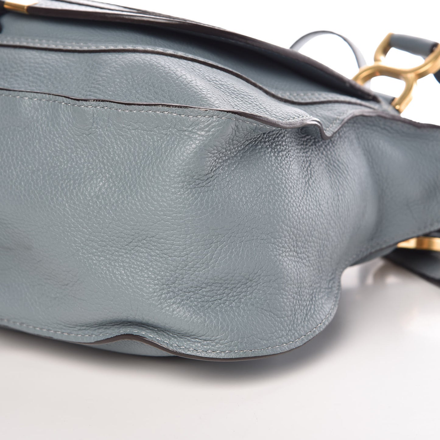Calfskin Medium Marcie Satchel Cloudy Blue