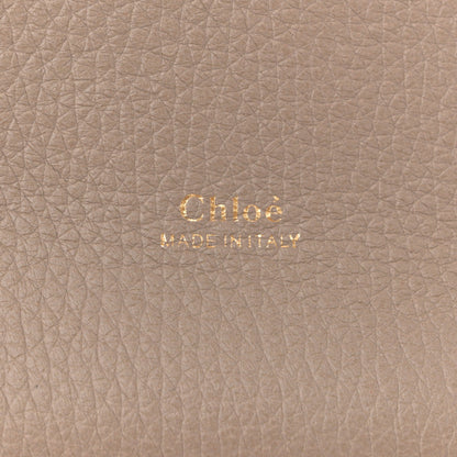Chloe Grained Calfskin Medium Aby Day Shoulder Bag Motty Grey 6 of 12