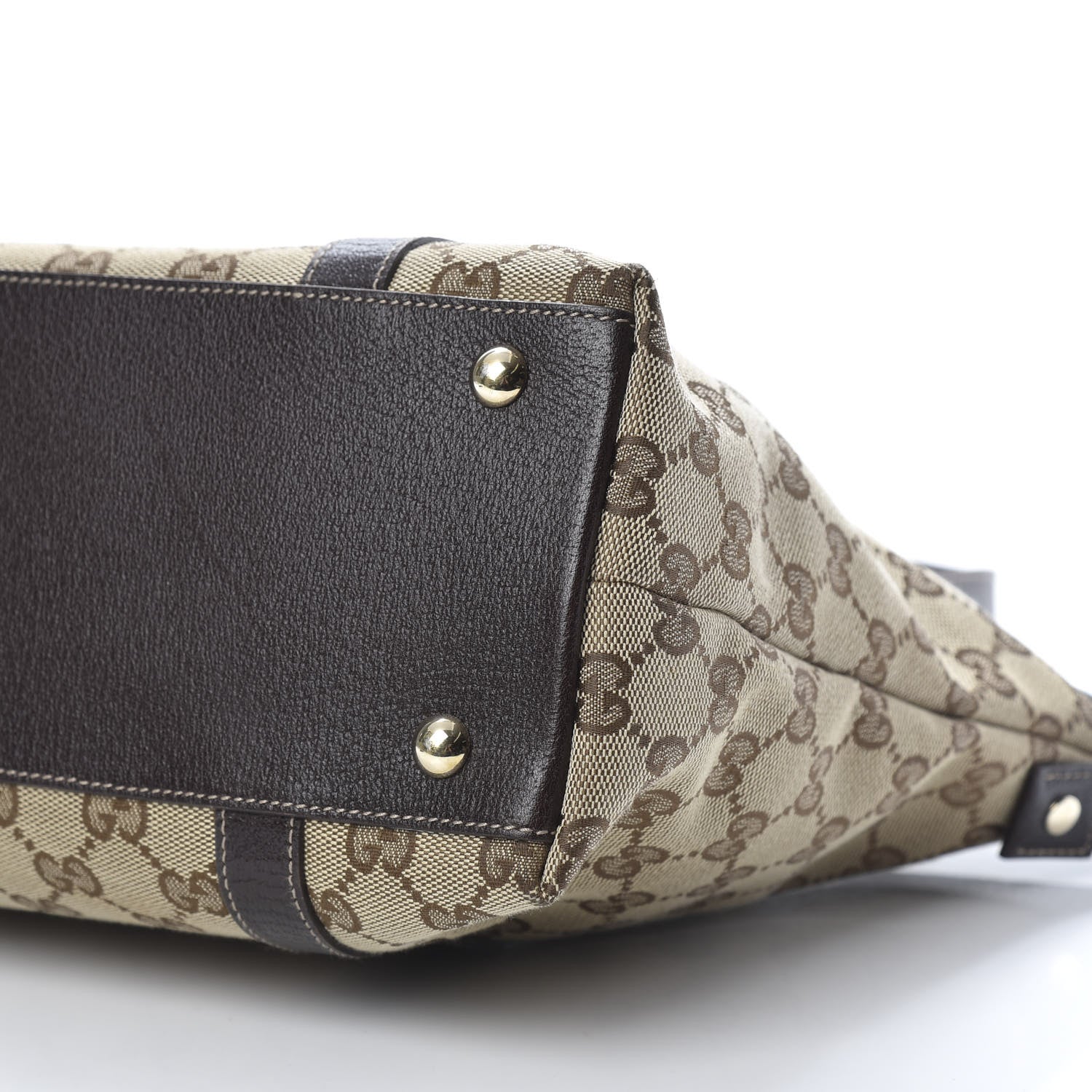 Gucci Monogram Medium Abbey Tote Dark Brown 10 of 11