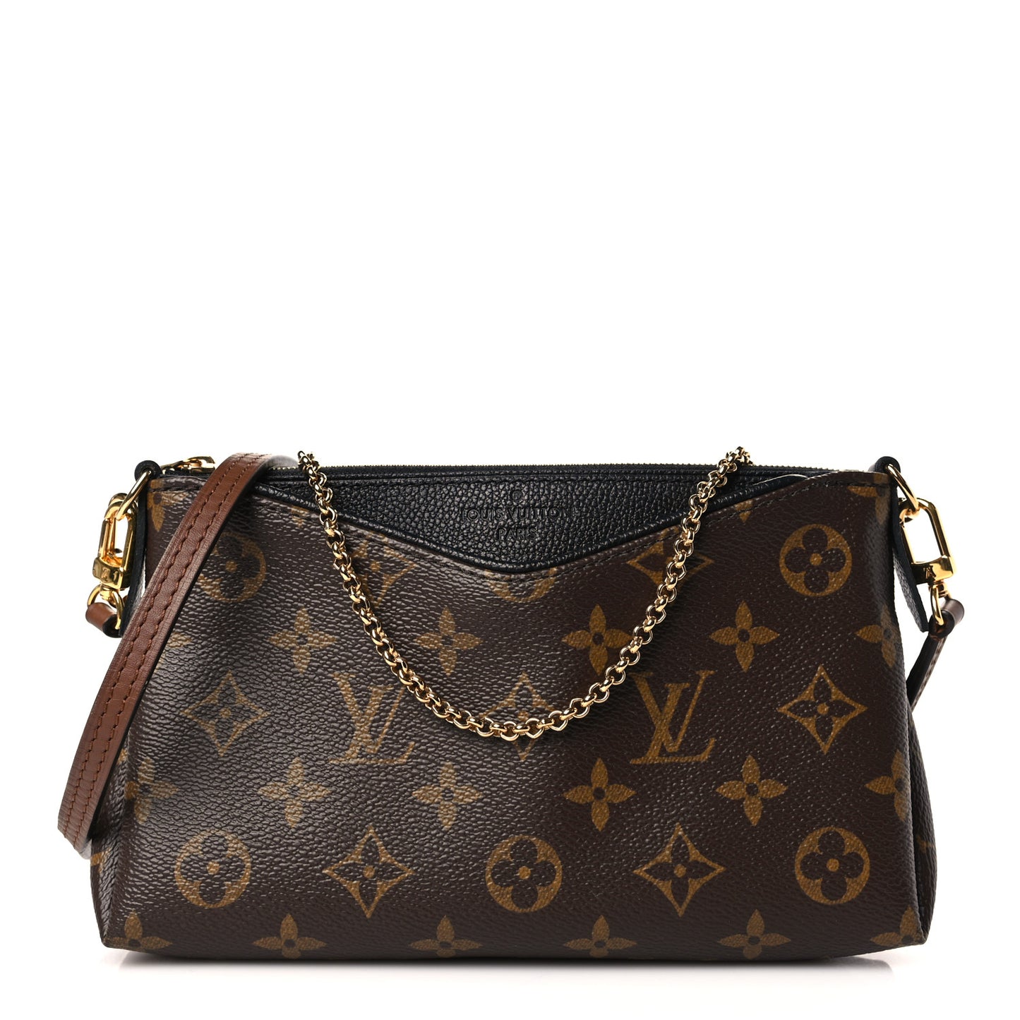 Monogram Pallas Clutch Black