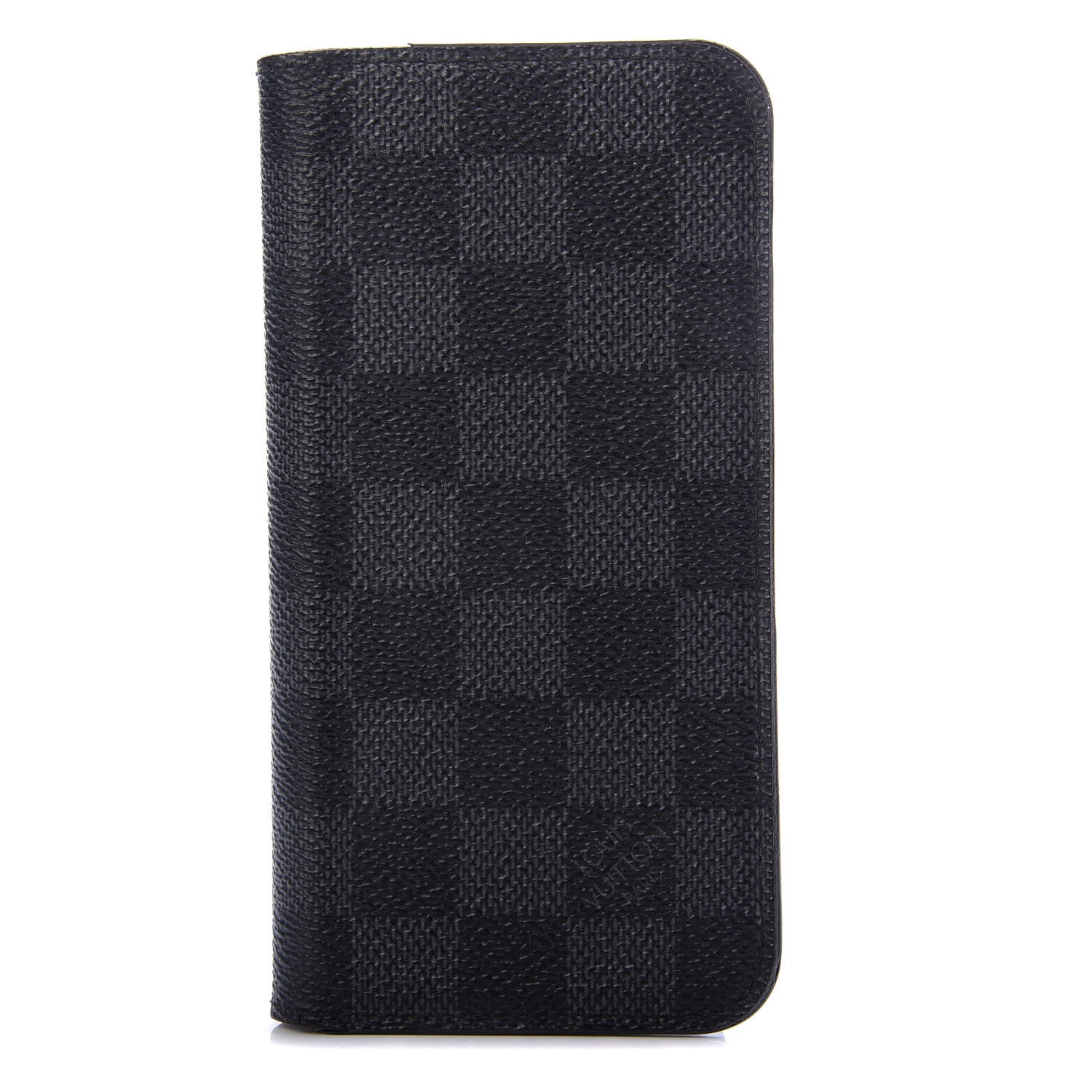 Louis Vuitton Damier Graphite iPhone X Folio Case 1 of 8